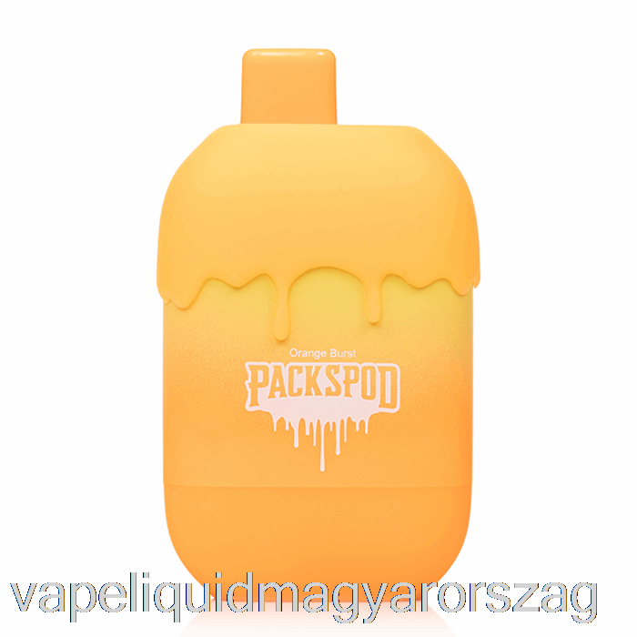 Packwood Packspod 5000 Eldobható Narancssárga Krémes (narancssárga Burst) Vape Folyadék